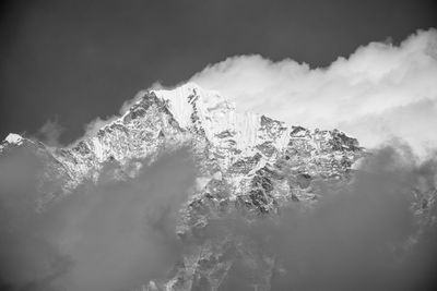 Scenic view of mountain against sky