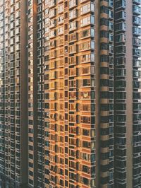 Full frame shot of apartment building