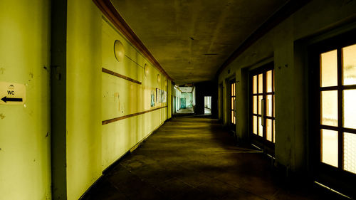 Corridor of building