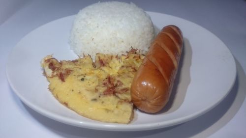 Close-up of food in plate