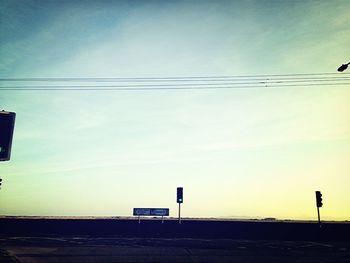 View of sky at sunset