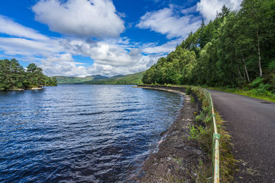 Scenic view of river against sky