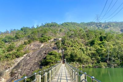 Scenic view of bridge against sky