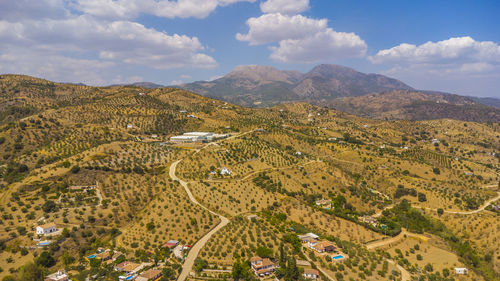 Scenic view of landscape against sky