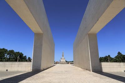 Bridge against clear sky