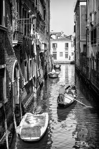 View of canal in venice