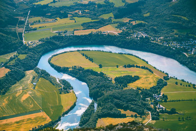 Aerial view of landscape