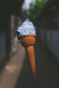 Close-up of ice cream cone