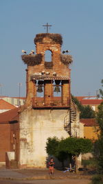 Low angle view of built structure