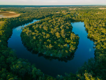 Scenic view of lake