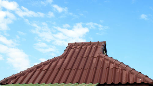 Low angle view of building against sky