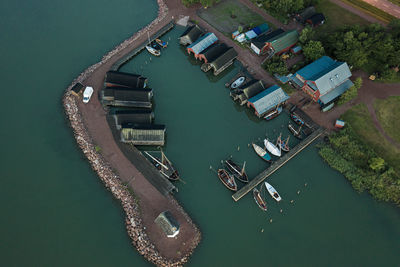 Aerial of port