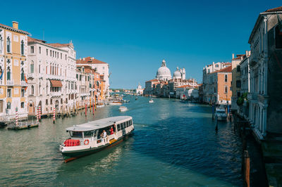 Boats in canal