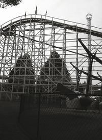 Low angle view of built structure against sky