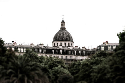 View of cathedral against clear sky