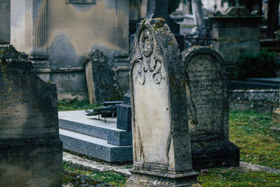 Statue in cemetery