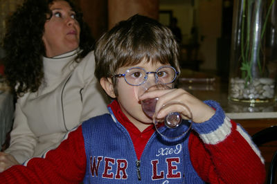 Portrait of happy boy