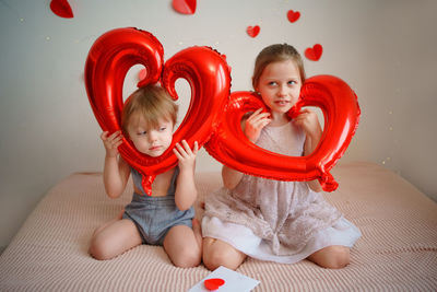 Valentine's day, boy and girl