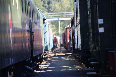 Train at railroad station