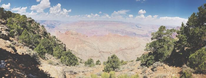 Panoramic view of landscape against sky