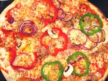 Close-up of pizza