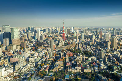 Aerial view of a city