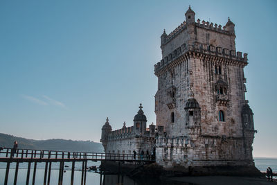 Low angle view of historical building against sky