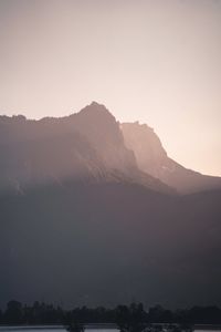 Golden hour in the swiss alps 