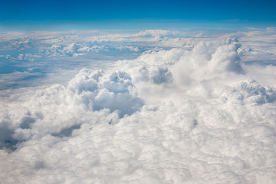 Aerial view of cloudscape