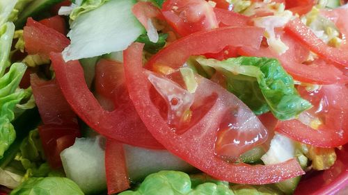 Full frame shot of salad