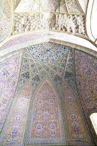 Low angle view of ceiling of building