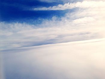 Scenic view of cloudy sky