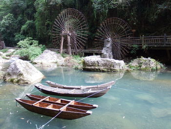 Panoramic shot of water