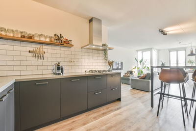 Interior of modern apartment