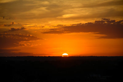 Scenic view of sunset