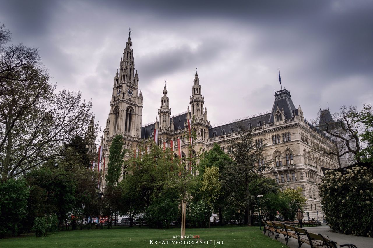 architecture, building exterior, built structure, place of worship, tree, religion, church, famous place, sky, spirituality, cathedral, travel destinations, tourism, travel, history, cloud - sky, international landmark, tower