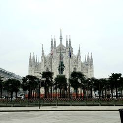 View of temple building against sky