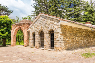 View of old building against sky