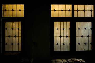 Close-up of closed door