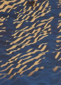 High angle view of shadow on ground