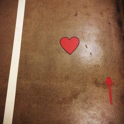 Close-up of road sign