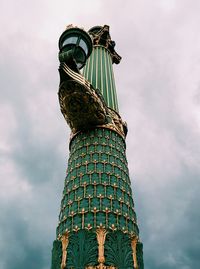 Low angle view of cloudy sky