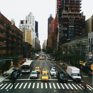 Traffic on city street