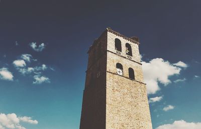 Low angle view of historic building against sky