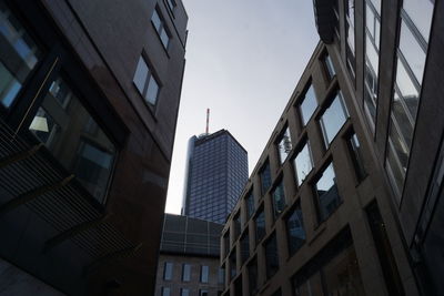 Low angle view of modern building