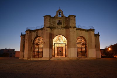 View of cathedral against clear sky