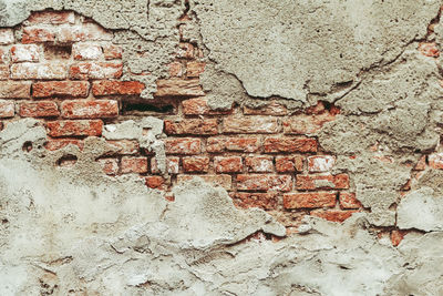 Full frame shot of weathered wall