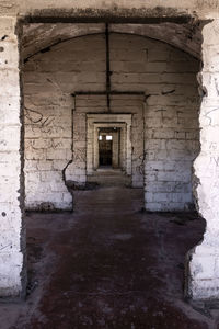 Entrance of old building