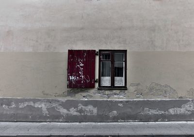 Window of old building