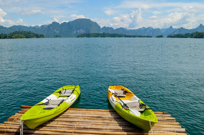 Boat in lake